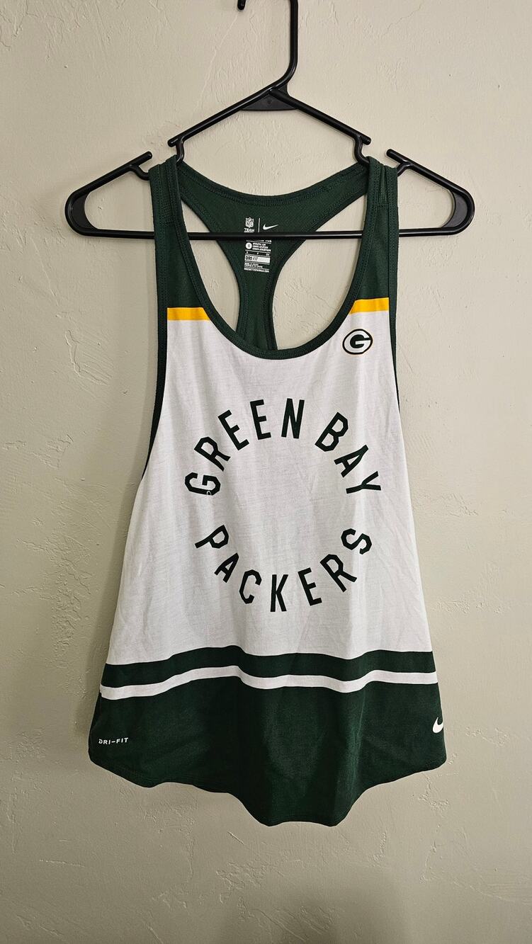 Nike Green Bay Packers Dri-FIT Athletic Tank Top | Women’s Size S